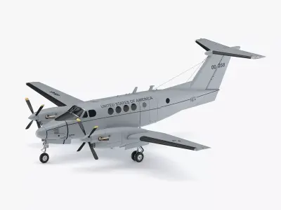 Beechcraft C-12 Huron 3D model