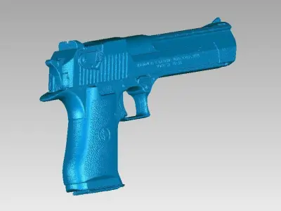 Real Desert Eagle Replica Direct 3D Scan 3D model