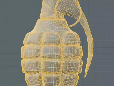 3D military Grenade 3D model