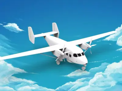 PZL M28 Skytruck 3D model