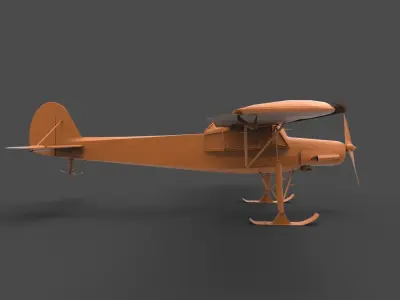 fieseler fi 156 storch winter 3D print model