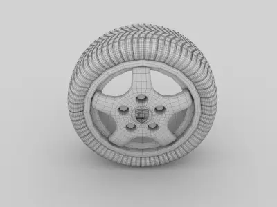 Porsche Wheel 3D model
