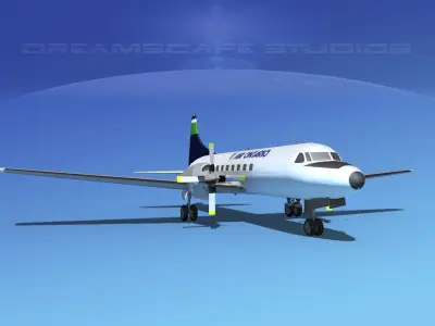 Convair CV-580 Air Ontario 3D model