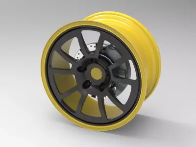 Rims del tuning 3D model