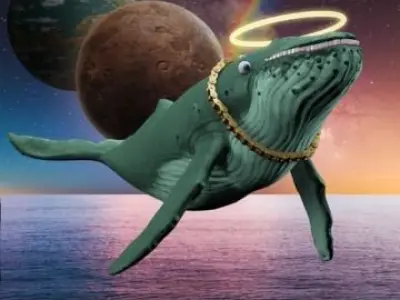 NFT Complete Collection Whales up to 7000nfts 3D model