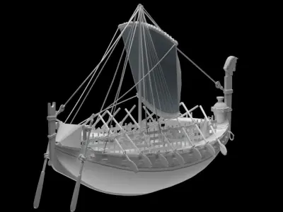 Phoenician Ship 3D model