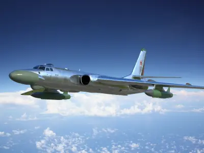 Tu-16 K-10 Badger C 3D model