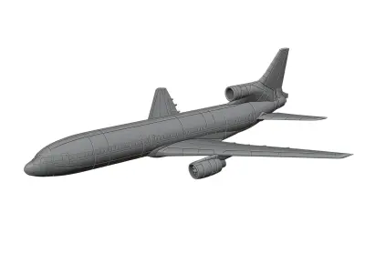 Lockheed L-1011 3D print model