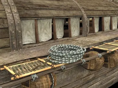 Chinese  fish boat 3D model