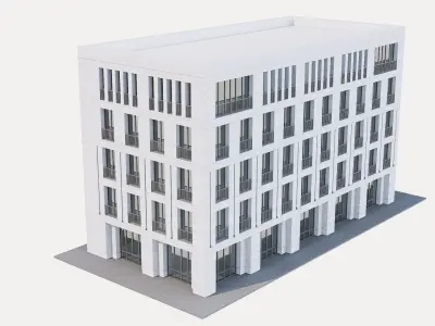 Luxury apartment Low-poly 3D model