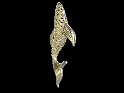 Fusion Fish Jewel 3D print model