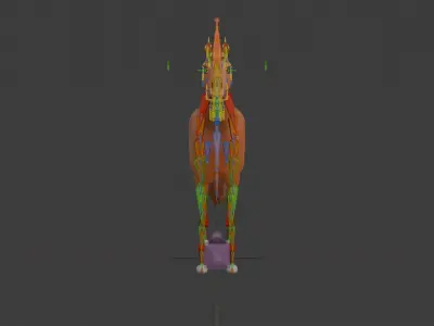 Realistic and Cheap Horse Model 3D model