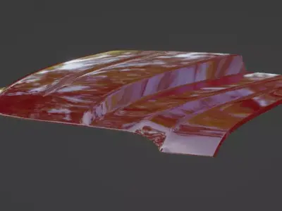 1999-07 f250-F350 Cowl Hood 3D model