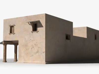 Arab x5 Low-poly 3D model