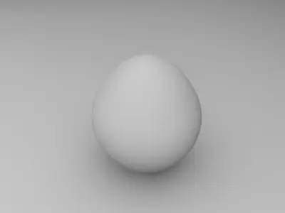 Viral Egg 3D model