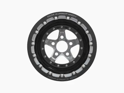 Keizer Verbrand Forged SFI drag rear wheel Low-poly 3D model
