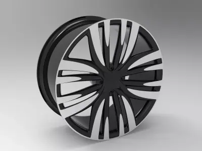 Car Rim 3D model