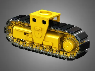  Asphalt Removal Track 3D model