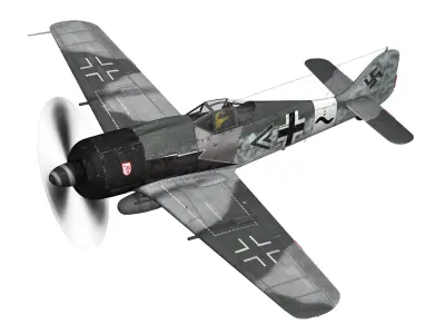 Focke Wulf - FW190 A8 - Stab IV 3D model