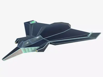 space mosquito v5 Low-poly 3D model