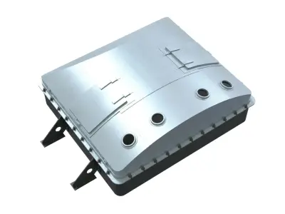 Ship titanic hatch 3D model