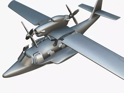 Dornier CD-2 Seastar - 3D Printable Model 3D print model