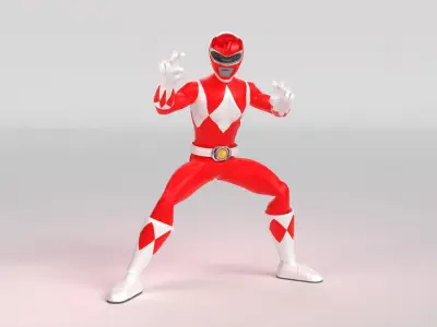 Red Ranger - Power Ranger 3D model