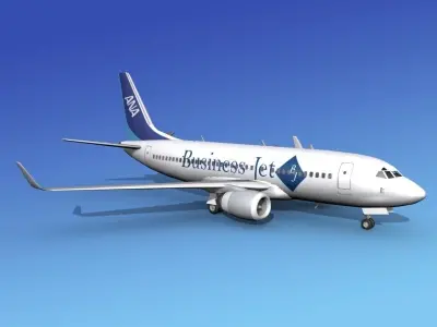 Boeing 737-700ER ANA Business Jet 3D model