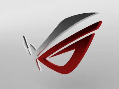 ROG Logo version1 009 Free low-poly 3D model