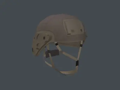 CASQUE Felin F2 Helmet Low-poly 3D model