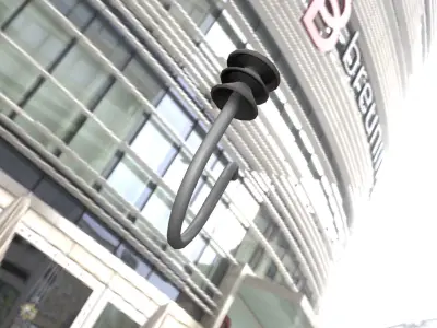 Electricity Poles Ceramic Insulator 9 - Object 098 Low-poly 3D model