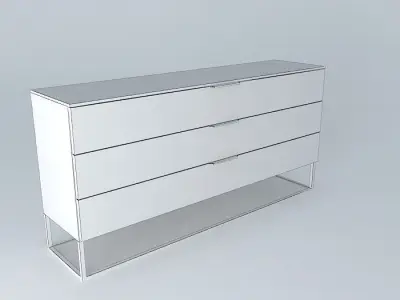Commode sideboard with drawers Free 3D model