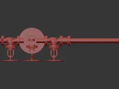 Bore system 3D model