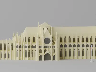 Westminster Abbey UK London 3D model