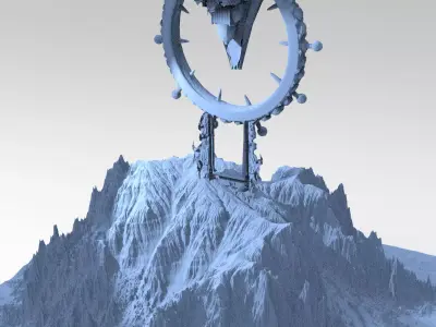 Tower Shrine of the Dark Gods 5 3D model