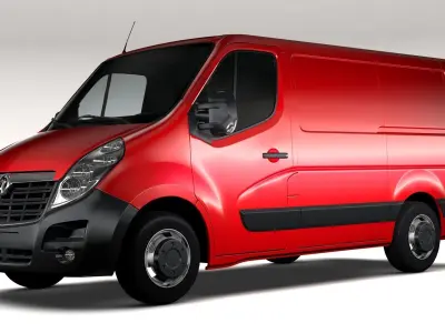 Vauxhall Movano L1H1 Van 2016 3D model