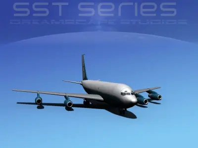 Boeing KC-135E Stratotanker LPSS V09 3D model