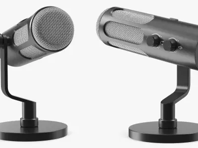 FIFINE AmpliTank Tank3 Dynamic Microphone 3D model