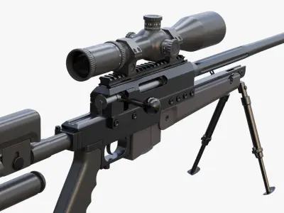 PGM Ultima Ratio Sniper Rifle 3D model