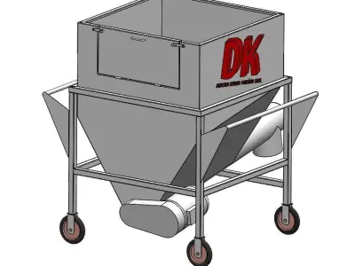 Basit Yem Dagitma Makinesi Calismasi Free 3D model