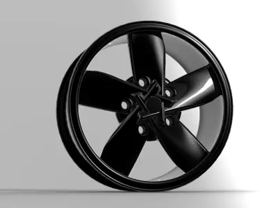 Wheel car Free 3D model