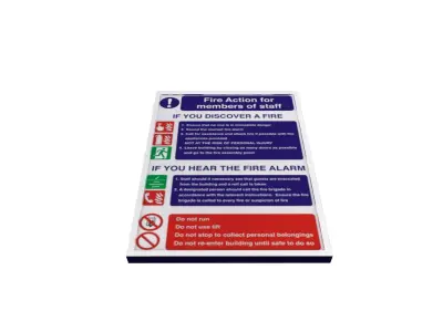 Fire Signs Board Low-poly 3D model