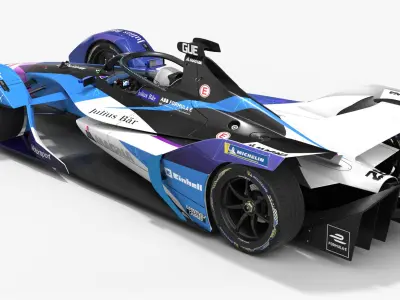Andretti Motorsport Formula E Season 2020 2021 Race Car 3D model