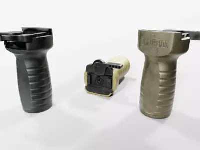 Larue Tactical FUG Forward Universal Grip Low-poly 3D model