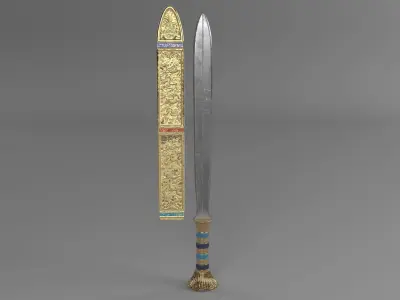 EGYPTIAN SWORD 3D model