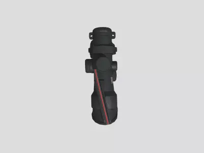 Trijicon ACOG 4x32 TA31F Scope Low-poly 3D model