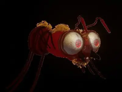 ant-rigged ant Low-poly 3D model