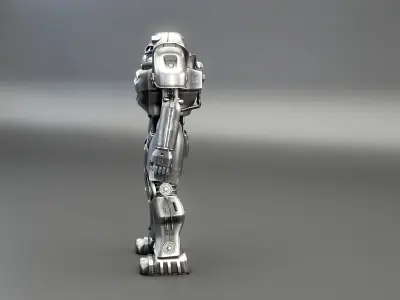 Post Apocalyptic Power Armor TV-2 3D model