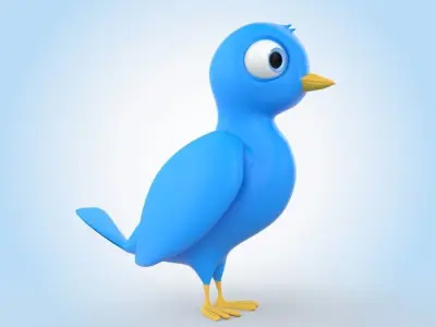 Blue Bird 3D model