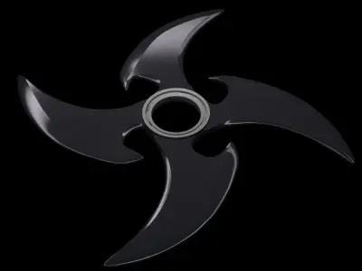 Shuriken spinner 3D model